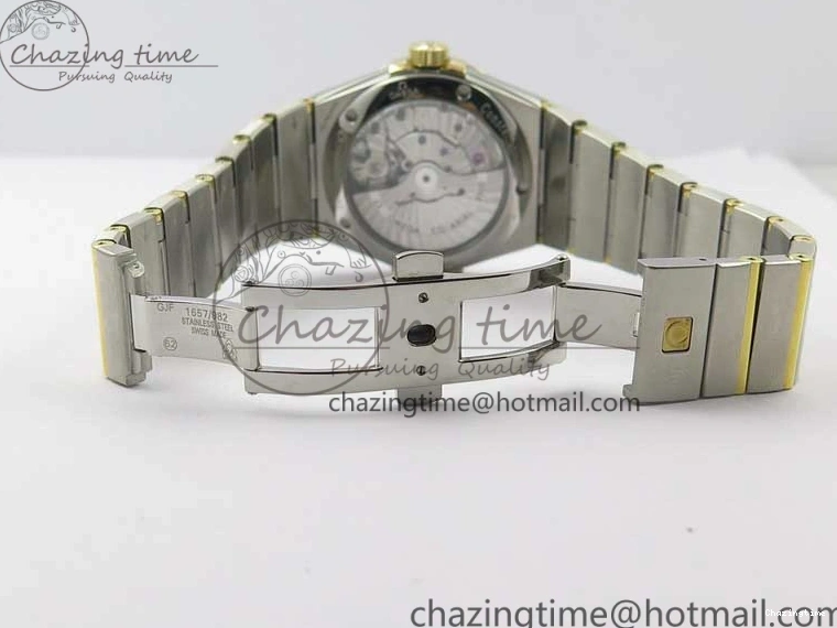 0208 Stylish Constellation 38mm SS RG VSF 1:1 Best Edition WhiteTextured Dial on SS RG Bracelet A8500 Super Clone 7921